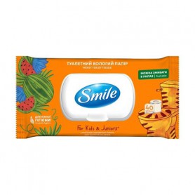 Детская влажная туалетная бумага Smile For Kids &amp Juniors, 40 шт