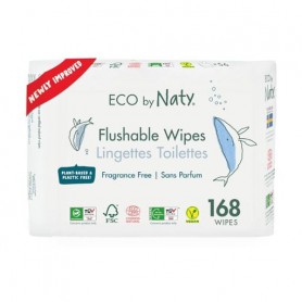 Влажная туалетная бумага ECO by Naty, 168 шт
