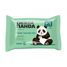 Влажная туалетная бумага Снежная Панда Bamboo, 48 шт