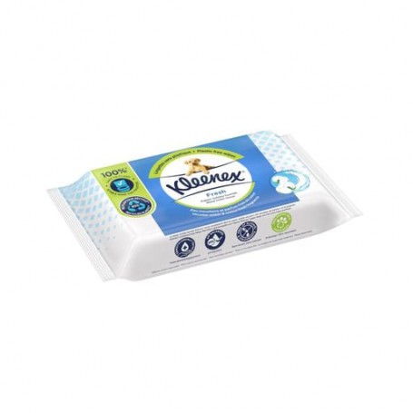 Влажная туалетная бумага Kleenex Fresh, 42 шт