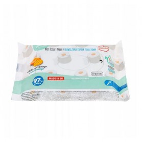 Влажная туалетная бумага Akuku Wet Toilet Paper с ароматом манго, 50 шт (А0030)