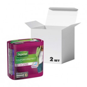Упаковка впитывающего нижнего белья Depend для женщин, размер S/M, 10 шт * 2 шт