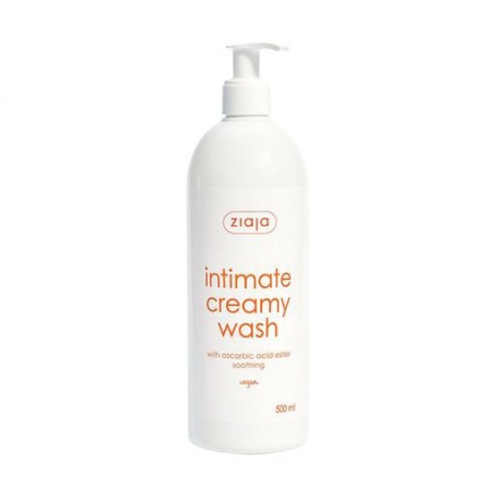 Крем-гель для интимной гигиены Ziaja Intimate Creamy Wash с аскорбиновой кислотой, 500 мл
