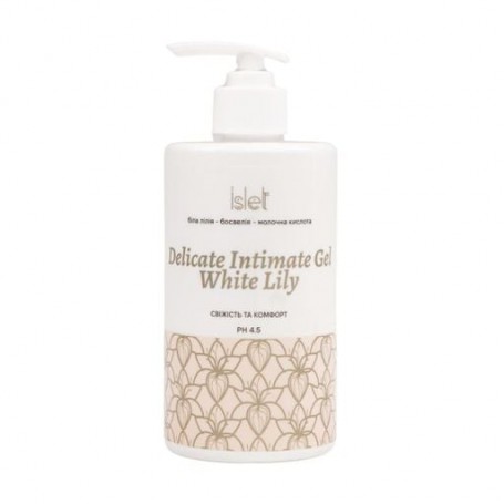 Гель для интимной гигиены Islet Delicate Intimate Gel pH 4.5 Белая лилия, 500 мл