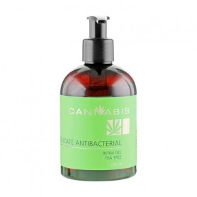 Нежный антибактериальный гель для интимной гигиены Cannabis Delicate Antibacterial Intim Gel с чайным деревом, 270 мл