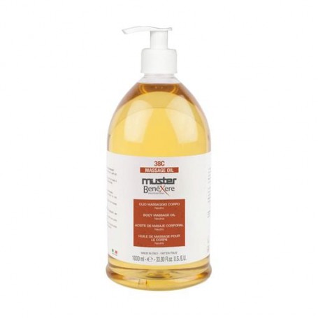 Массажное масло для тела Muster Benexere Professional Massage Oil 38C с витамином Е, 1 л
