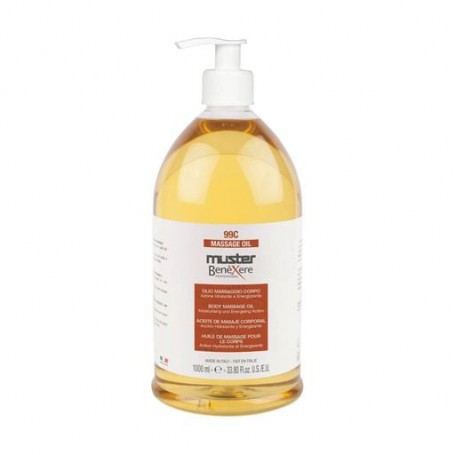 Массажное масло для тела Muster Benexere Professional Massage Oil 99C с зеленым чаем, 1 л