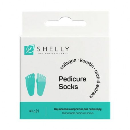 Одноразовые носки для педикюра Shelly Pedicure Socks, 30 г