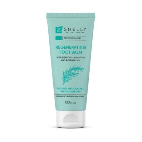 Регенерирующий бальзам для ног Shelly Regenerating Foot Balm с бисабололом, аллантоином и маслом розмарина, 100 мл