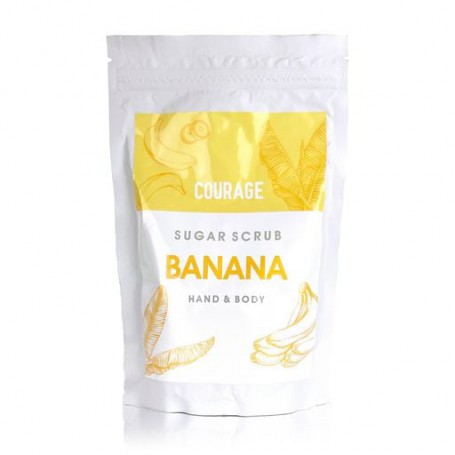 Сахарный скраб для рук и тела Courage Hands &amp Body Sugar Scrub Банан, 50 г