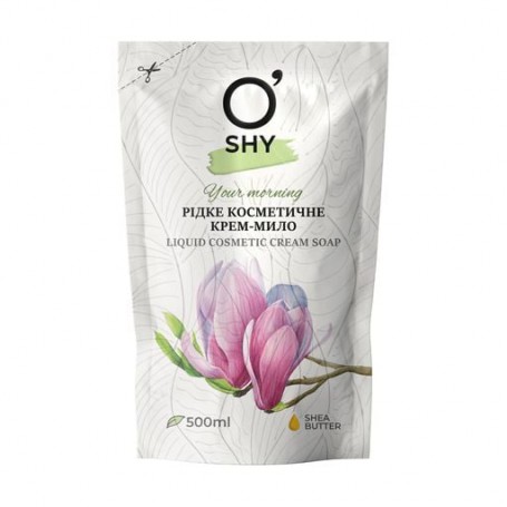 Жидкое косметическое крем-мыло O&39shy Your Morning Liquid Cosmetic Cream Soap, 500 мл (дойпак)