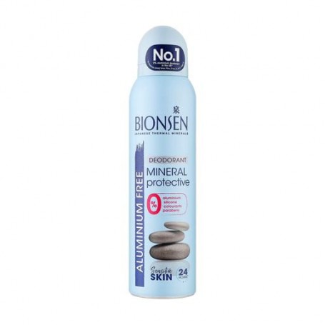 Дезодорант-спрей Bionsen Mineral Protective Deodorant 24H унисекс, 150 мл