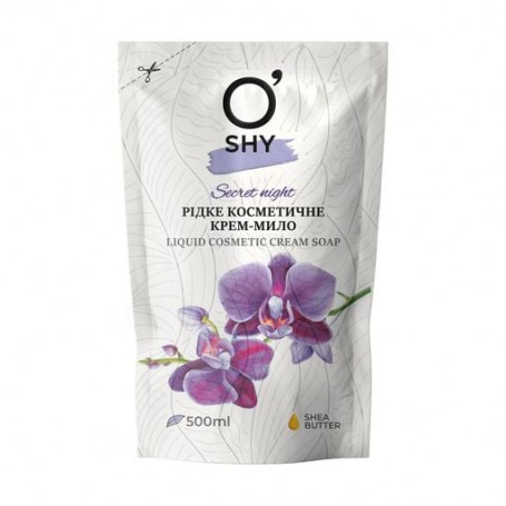 Жидкое косметическое крем-мыло O&39shy Secret Night Liquid Cosmetic Cream Soap, 500 мл (дойпак)