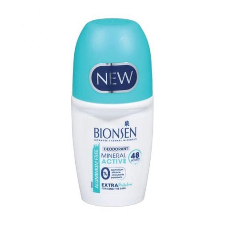 Шариковый дезодорант Bionsen Mineral Active Deodorant 48H унисекс, 50 мл