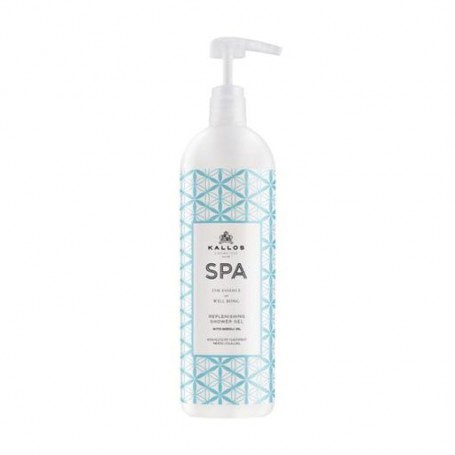 Восстанавливающий гель для душа Kallos Cosmetics SPA Replenishing Shower Gel с маслом нероли, 1 л
