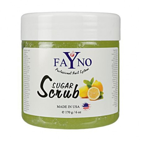 Сахарный скраб для тела Fayno Sugar Scrub Лимон, 170 г