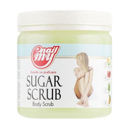 Сахарный скраб для тела и ног My Nail Sugar Scrub Дыня с огурцом, 473 мл