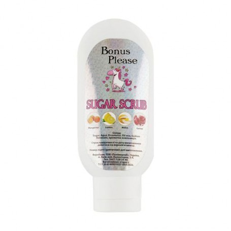 Сахарный скраб для тела Bonus Please Sugar Scrub Лимон, 100 г
