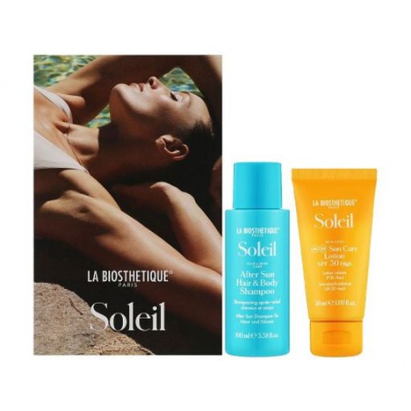 Набор для загара La Biosthetique Soleil Set 2024 (шампунь-гель, 100 мл + лосьон для тела, 50 мл)