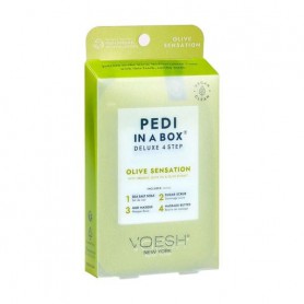 Набор для педикюра VOESH Pedi in a Box Deluxe 4 Step Оливковая сенсация, 35 г