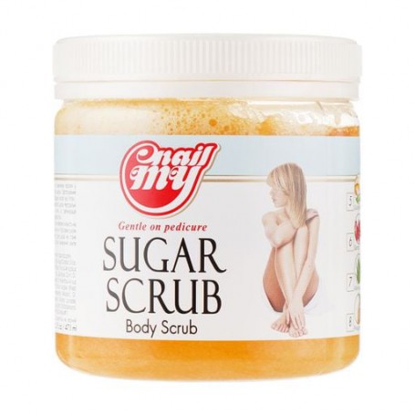 Сахарный скраб для тела и ног My Nail Sugar Scrub Мандарин, 473 мл