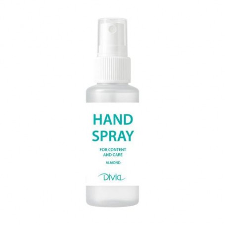 Спрей для рук Divia For Content &amp Care Hand Spray 02 Almond, 50 мл
