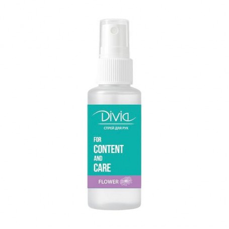 Спрей для рук Divia For Content &amp Care Hand Spray 01 Flower, 50 мл