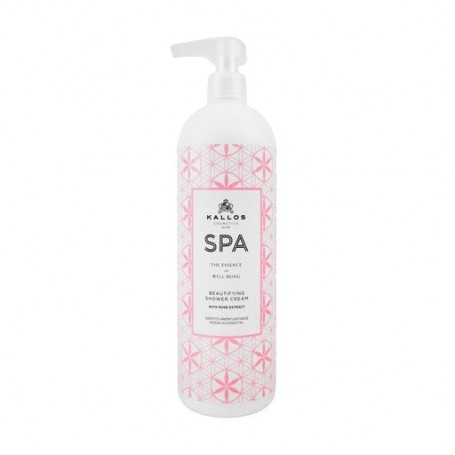 Крем для душу Kallos SPA Beautifying Shower Cream з екстрактом троянди, 1 л