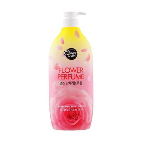 Гель для душа Kerasys Shower Mate Perfumed Body Wash Роза, 900 мл