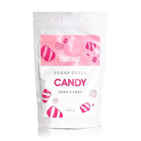 Сахарный скраб для тела Courage Candy Hands &amp Body Sugar Scrub Конфета, 250 г