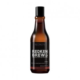 Мужской шампунь, кондиционер и гель для душа 3 в 1 Redken Brews, 300 мл