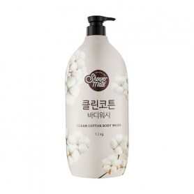 Гель для душа Kerasys Shower Mate Body Wash Нежность хлопка, 1.2 л