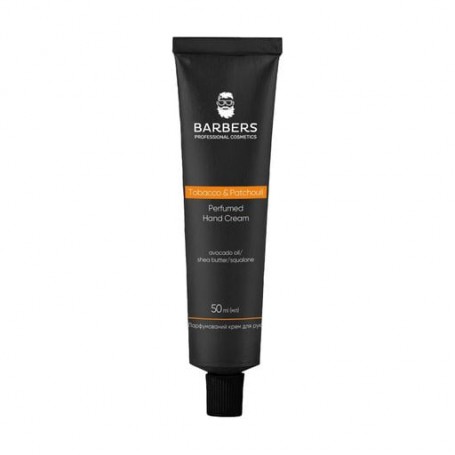 Мужской парфюмированный крем для рук Barbers Tobacco &amp Patchouli Perfumed Hand Cream, 50 мл