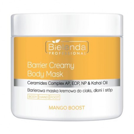 Крем-маска для тела Bielenda Professional Mango Boost Barrier Creamy Body Mask, 600 г