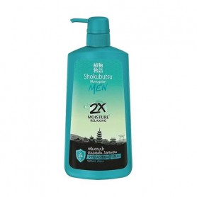 Мужской крем-гель для душа Shokubutsu Monogatari Moisture Relaxing Men Shower Cream, 450 мл