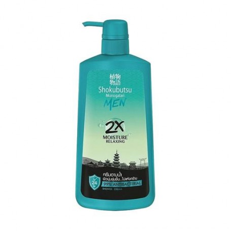 Мужской крем-гель для душа Shokubutsu Monogatari Moisture Relaxing Men Shower Cream, 450 мл