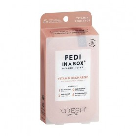 Набор для педикюра VOESH Pedi In A Box Deluxe 4 Step Vitamin Recharge (морская соль, 35 г + скраб, 20 г + маска, 20 г + масло дл
