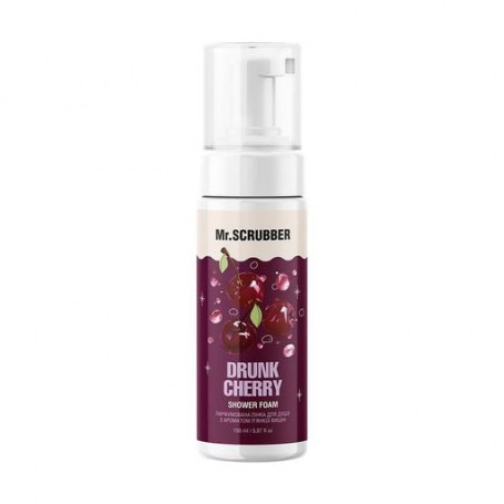 Парфюмированная пенка для душа Mr.Scrubber Drunk Cherry Shower Foam женская, 150 мл