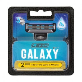 Многоразовые картриджи для бритья Lezo Galaxy мужские, 2 шт