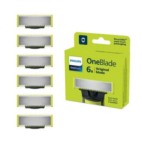 Сменные лезвия PHILIPS OneBlade, 6 шт (QP260/50)