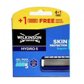 Сменные картриджи для бритья Wilkinson Sword Hydro 5 Skin Protection Regular мужские, 4+1 шт