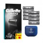 Сменные картриджи для бритья мужские (лезвия) Gillette Mach3 Charcoal, 8 шт