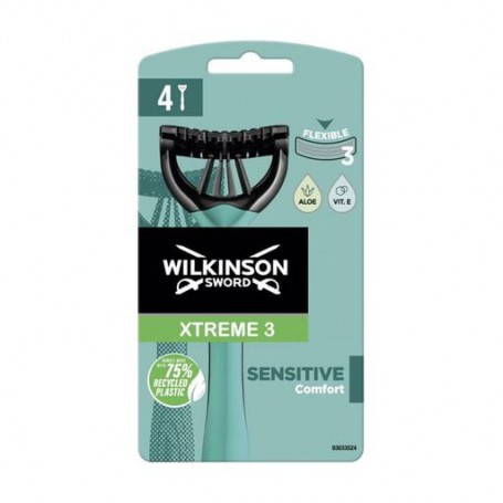 Одноразовые бритвы мужские Wilkinson Sword Xtreme3 Sensitive, 4 шт
