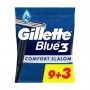 Одноразовые станки для бритья мужские (бритвы) Gillette Blue 3 Comfort Slalom, 12 шт