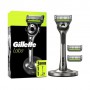 Станок для бритья мужской с 3 сменными картриджами Gillette Labs