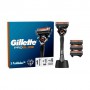 Станок для бритья мужской (бритва) Gillette Fusion ProGlide с 4 сменными картриджами + подставка