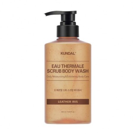 Скраб для тела Kundal Eau Thermale Scrub Body Wash Leather Iris, 500 мл