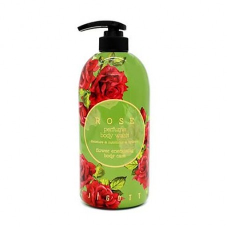 Парфюмированный гель для душа Jigott Rose Perfume Body Wash Роза, 750 мл