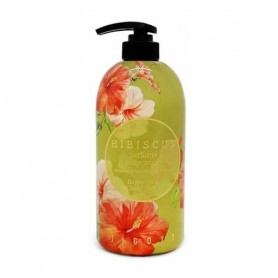 Парфюмированный гель для душа Jigott Hibiscus Perfume Body Wash Гибискус, 750 мл