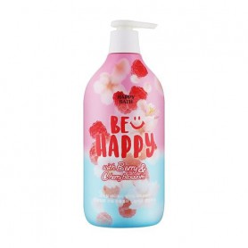 Гель для душа Happy Bath Be Happy Smile Berry &amp Cherry Blossom, 900 г